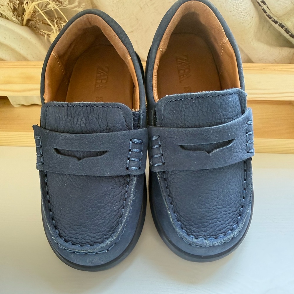 Zara Suede Penny Loafers - Kids Shoes - Picture 3 of 7